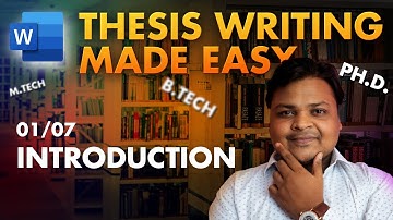 #1 Thesis writing in MS Word | Video 1 | The Beginning | The Office Guys Tutorials