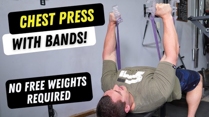 Chest Press Loop Band by Bernadette C. - Exercise How-to - Skimble