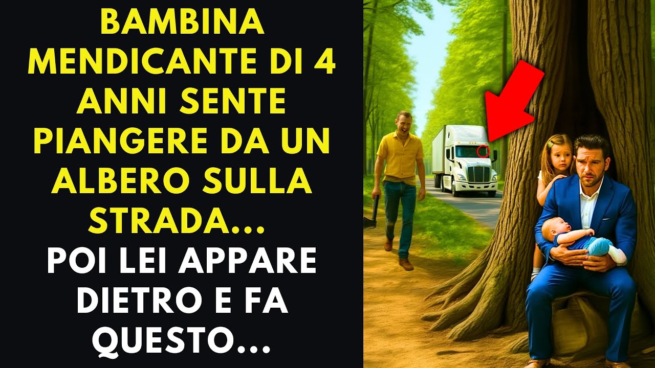 BAMBINA MENDICANTE DI 4 ANNI SENTE PIANGERE DA UN ALBERO, MA... - YouTube