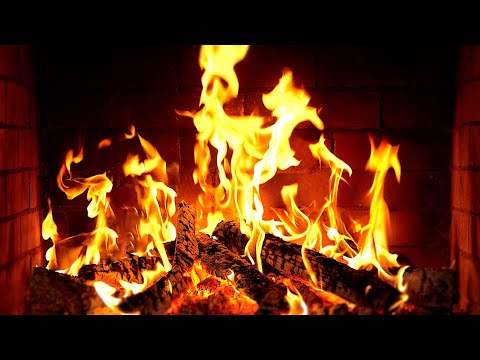 Fireplace 4K UHD Fireplace With Crackling Fire Sounds Fireplace Ambience 