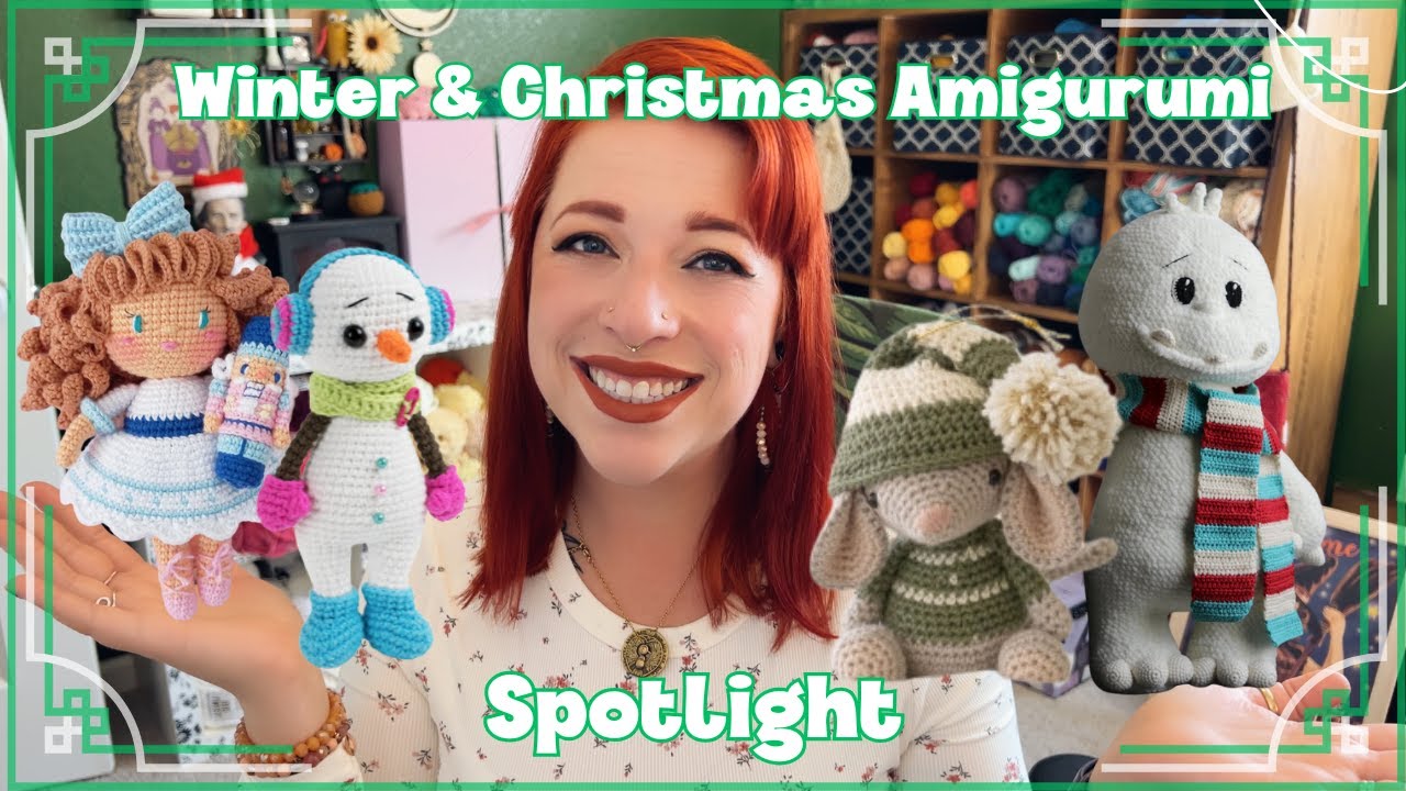 Зимние и рождественские узоры амигуруми ⎹ Бесплатные и платные вязаные крючком плюшевые игрушки ⎹