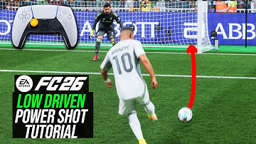 FC 26 - How To DO LOW DRIVEN POWER Power Shot In FC 26 (EASY TUTORIAL) - FIFA 26