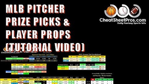 MLB PITCHERS - Player Props & Prize Picks Tutorial!