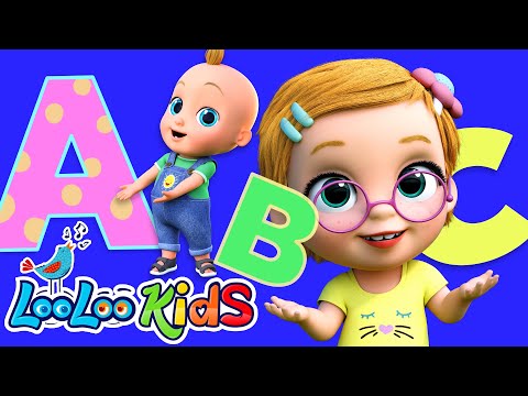 ABC Song Learn With Johny And Emmy Official Video LooLoo Kids Nursery Rhymes