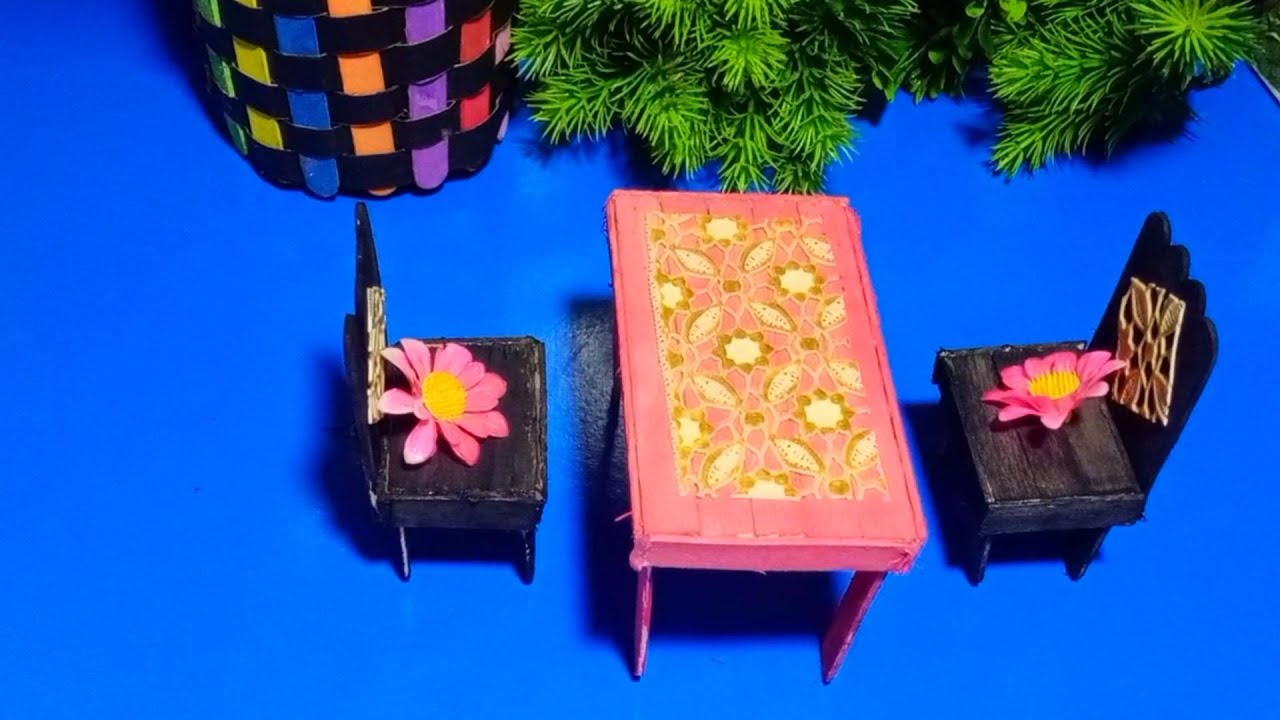 how-to-make-dining-table-with-icecream-stick-icecream-stick-dining