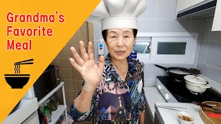 Grandma OK Cooks her Favorite Meal