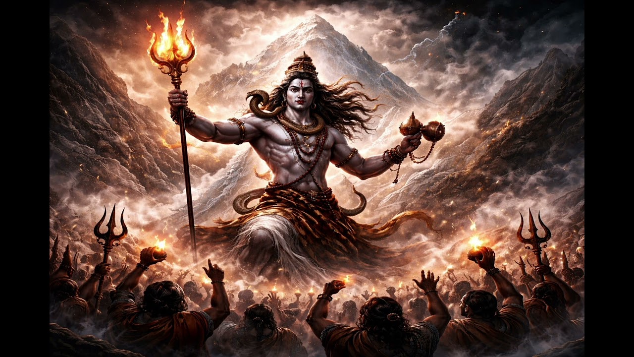 महादेव का रौद्र रूप | Har Har Mahadev 🔱 | Powerful Lord Shiva Cinematic Video