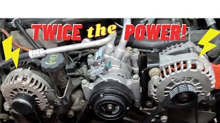 Proof of Concept! Dual Alternator DURAMAX!