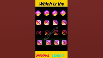 Which is the original 🤔 logo memory test riddles puzzle qutz #shorts