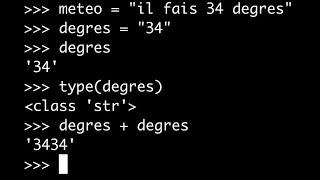 Python: #2 Les variables STRING et INTEGER