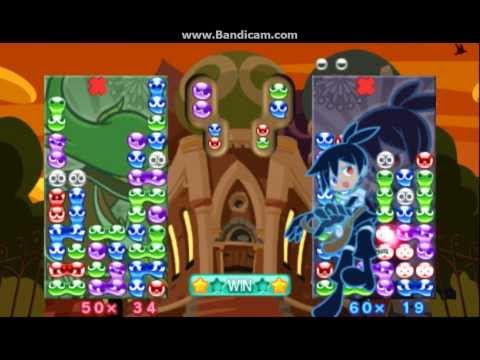 Puyo Puyo 20th Anniversary Satan Sama VS Black Sig Challenge Mode 