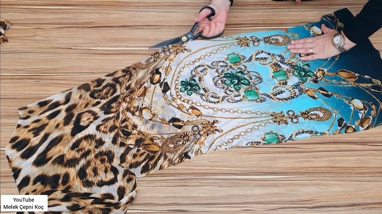 Şifon kumaştan Dikimi Çok Kolay Kimono / 54 bedene kadar giyilebilir✂️✂️