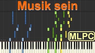 Wincent Weiss - Musik sein I Piano Tutorial by MLPC chords