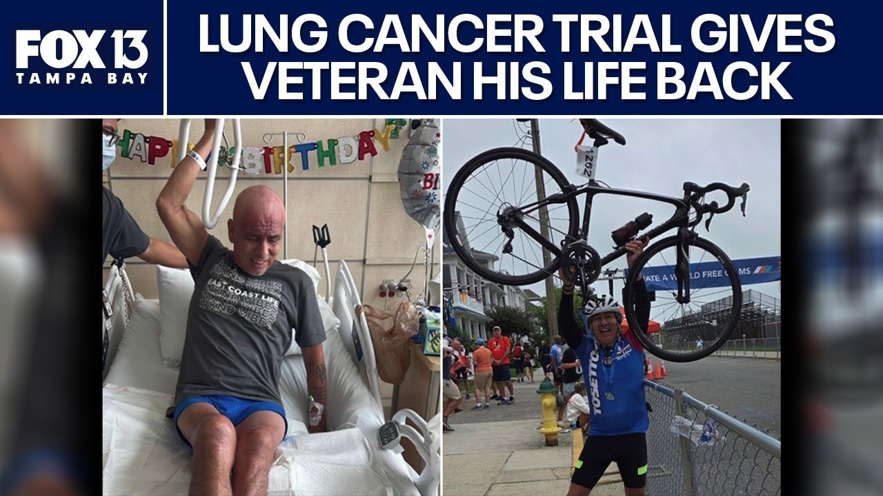 Florida veteran with lung cancer given new hope through trial