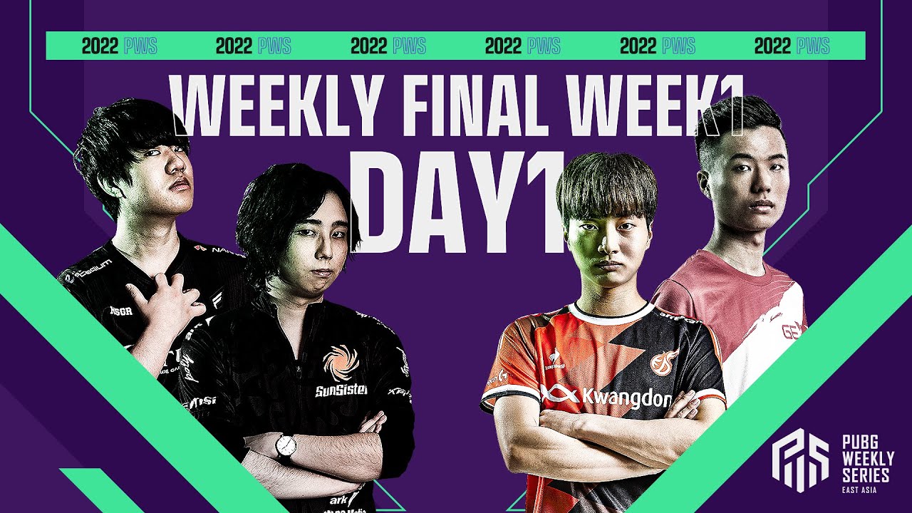 2022 PWS: Phase1 – Week1 Day1 | Weekly Final【PUBG】