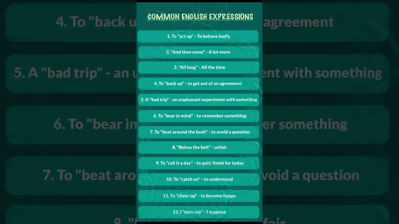 The Power of Common English Expressions | esl
