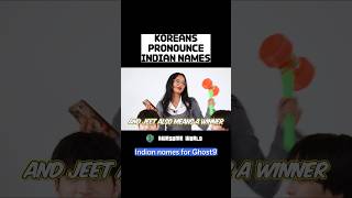 Koreans pronounce Indian names (part3)