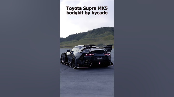 Toyota Supra MK5 Bodykit by #hycade #the_hycade #toyota #supra #supramk5 #mk5 #jdm #supramk4 #mk4