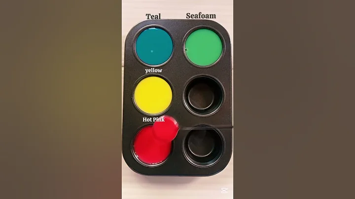 Vibrant Fusion: Mixing Teal, Yellow & Hot Pink | Artinx #relaxing #colormixing #softcolors