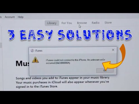 0xE80000A or 0xE800000A Error Fixed : iPhone to Windows PC iTunes Error (3 Fixes)