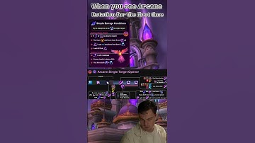 When you see Arcane Mage Rotation for the first time #worldofwarcraft #warcraft #warwithin  #shorts