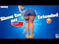 Fortnite Heatwave PJ Skin Show Em Off Emote Thicc 🍑 Extended Version 😘 New Very Sus Dance 😍 C7S3 4K