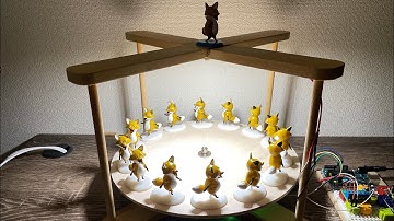 3D Zoetrope 🦊Walking Fox Animation