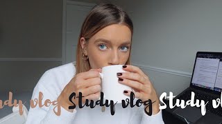 HOW I WRITE ESSAYS - study with me vlog (law student)