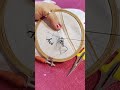 CREATE a Hand Embroidery MASTERPIECE for Your LOVED ONE This Valentine's Day! #valentinesday #shorts