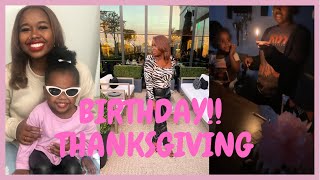 VLOG | BIRTHDAY, THANKSGIVING COOKING, SHOPPING