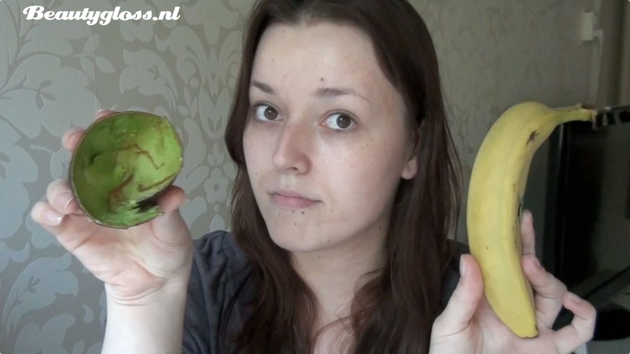 hotel Gaan wandelen angst Avocado En Banaan Masker + Budget Tip - YouTube