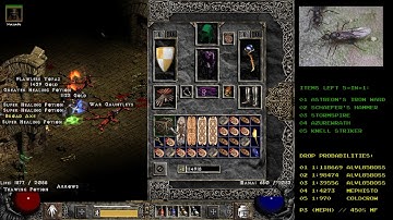 Diablo 2 - Zod Rune Drop - Holy Grail (Single Player / Plugy)