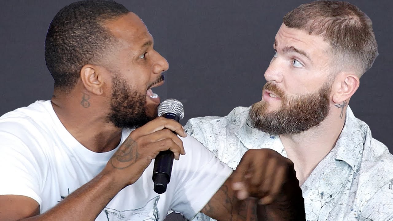 CALEB PLANT & ANTHONY DIRRELL ERRUPT! BOTH GO AT EACH OTHER IN WAR OF WORDS  AT PRESS CONFERENCE - YouTube