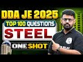 STEEL STRUCTURE In ONE SHOT | DDA JE Civil Engineering Classes | STEEL Civil Engineering