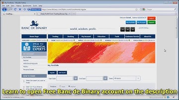 Banc de Binary Trading