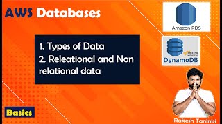 Famous EP-85 || AWS Databases || RDS || The Basics || Types of Data || @RakeshTaninki Profile