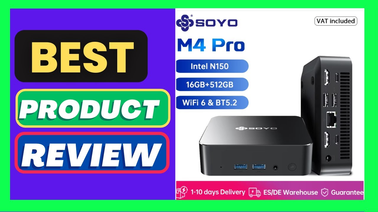 SOYO Mini PC M4 PRO Mini Computer Inter - YouTube