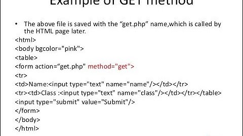 PHP-GET METHOD WITH EXAMPLE