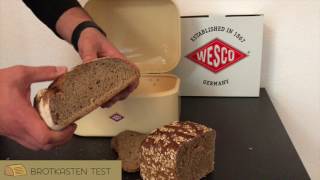 Wesco 235101-23 Single Grandy Brotkasten Test - YouTube
