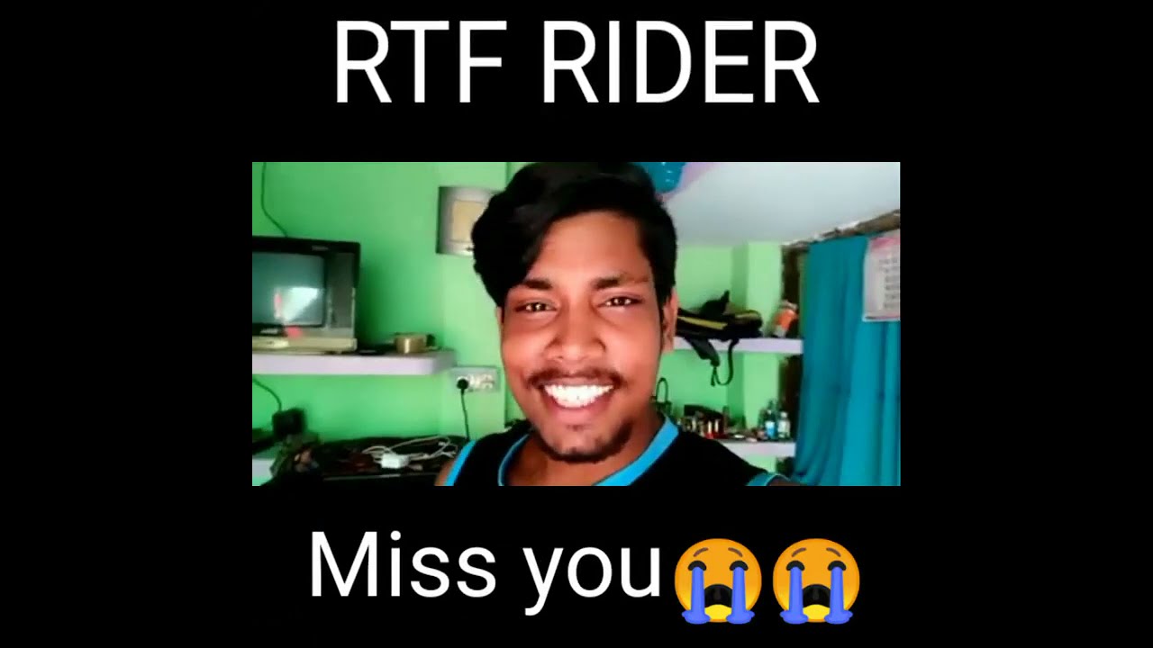R.I.P@RTF Rider death 😭😭😭Miss u bhai 😭Pubg lite Youtuber 😭😭😭