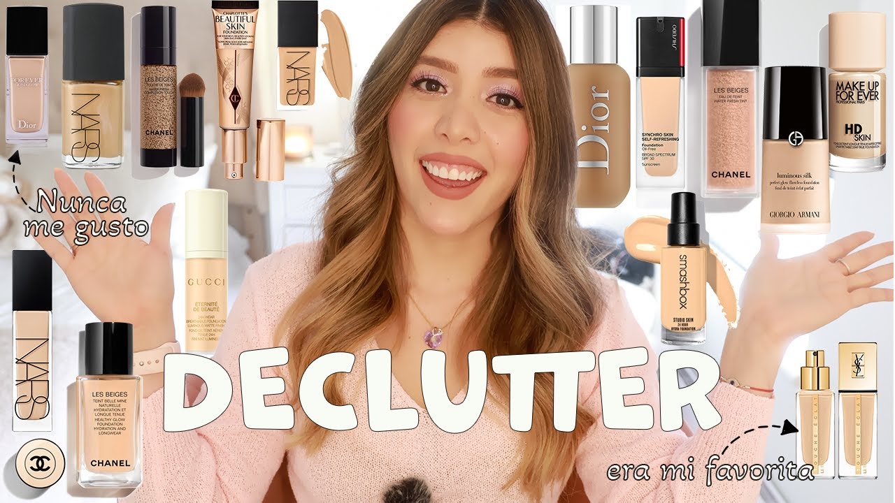DECLUTTERING mi COLECCION de BASES 2023...ADIOS a la mitad de mis bases de MAQUILLAJE ⭐VaneVane