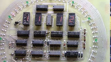 7400 series TTL Clock Lake Placid 1980 Olympics