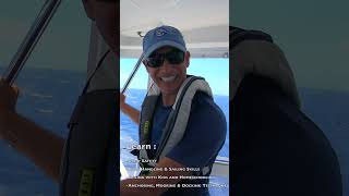 2024 Hands On Sailing Experience Catamaran Charter Program   #shorts #sailing #catamarans #bahamas