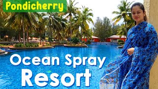 இது Pondy-அ இல்ல Foreign-அ?!❤️| நாங்க தங்குன Resort Tour🎉💥 | Anithasampath Vlogs screenshot 3