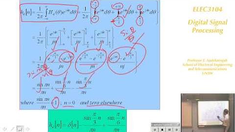Digital Signal Processing 6: Discrete-Time Fourier Transform- Prof E. Ambikairajah