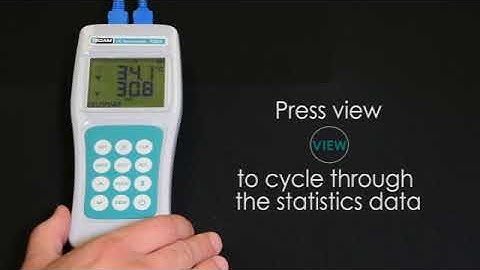 TEGAM 931A & 932A Bluetooth Digital Thermometer Statistics
