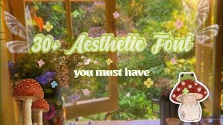 ˗ˏˋ𝘼𝙚𝙨𝙩𝙝𝙚𝙩𝙞𝙘 𝙛𝙤𝙣𝙩𝙨 𝙛𝙤𝙧 𝙚𝙙𝙞𝙩 !!🍄🌱Dafont.com