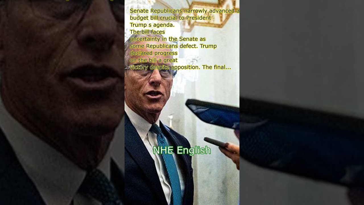 Senate Republicans Narrowly Advanced A Budget Bill Crucial To President Trump S Agenda 