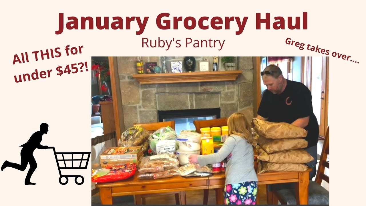 January Grocery haul, Ruby’s Pantry - YouTube