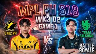 Onic PH versus Team Falcons | Game 1 | MPL PH S18 | WK 3 D2 screenshot 3